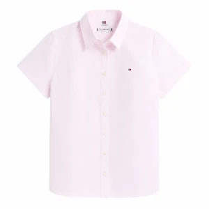 Camisa Oxford de manga corta Tommy