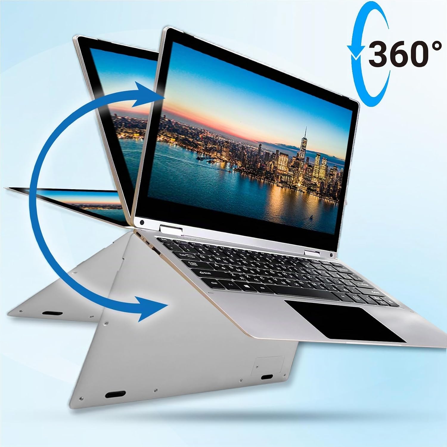 Computadora Laptop convertible 360 de 11.6 pulgadas