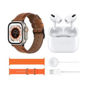 KIT Smartwatch ULTRA 9+ Audífonos bluetooth Reloj Inteligente