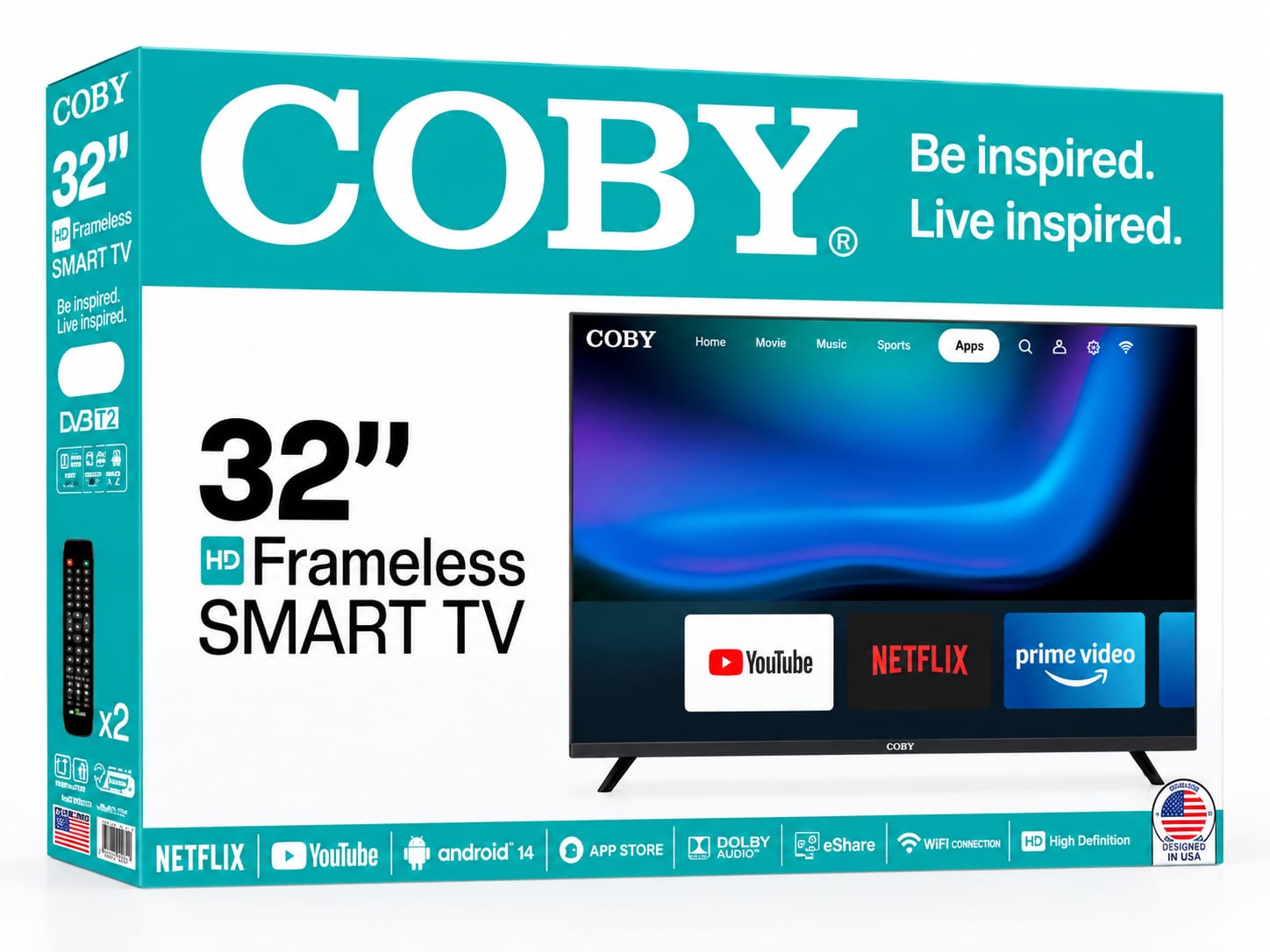 Televisor COBY Smart Tv 32´ - Imagen 2